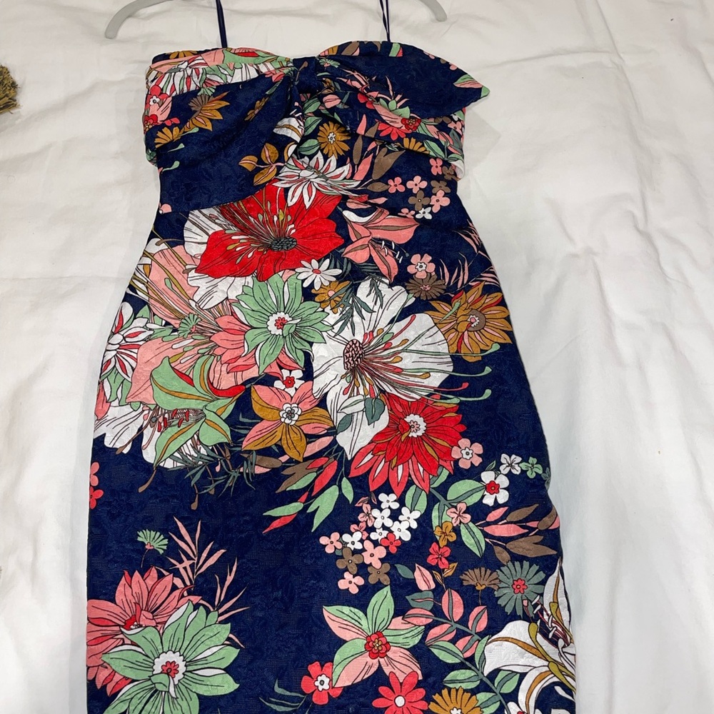 Floral Navy Dress